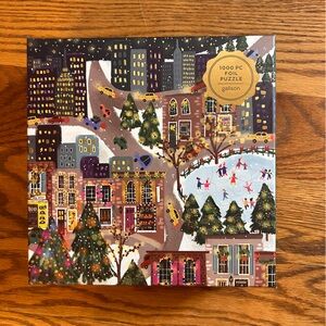Galison 1000-Piece Holiday Puzzle called Sparkle city
